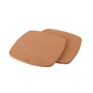 Avanti Square Cork Trivets with Magnets Set 2-Piece