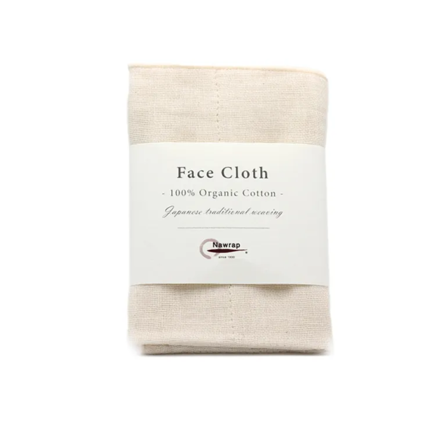Nawrap Organic Cotton Mini Face Towel Ivory