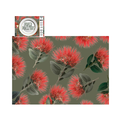 Direct Paper Pohutakawa Paper Placemats Pack of 30