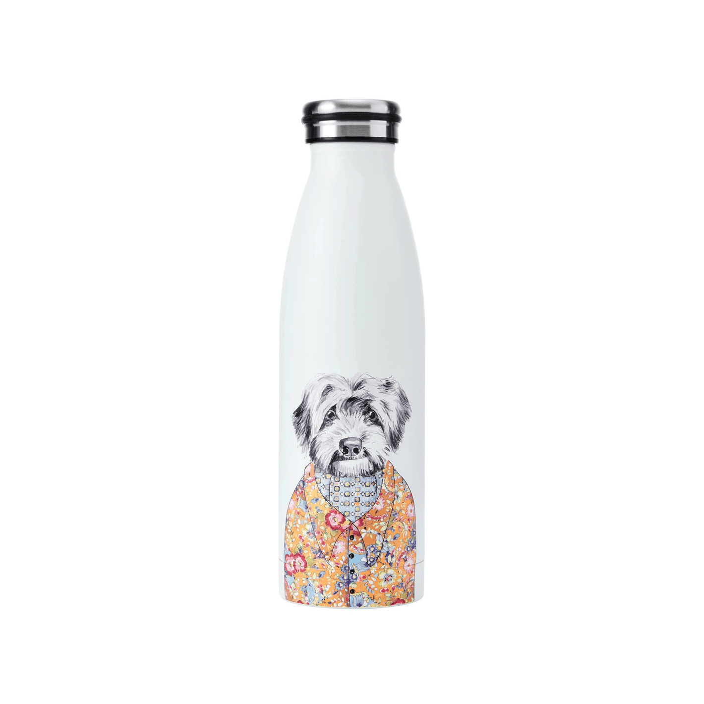 Mikasa x TipperleyHill Water Bottle 500ml Cockapoo Dog