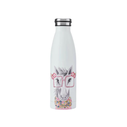 Mikasa x TipperleyHill Water Bottle 500ml Horse