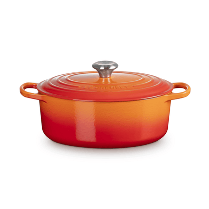 Le Creuset Signature Cast Iron Oval Casserole 29cm Volcanic Flame