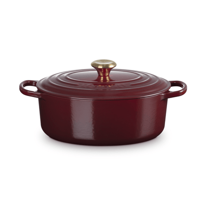 Le Creuset Signature Cast Iron Oval Casserole 29cm Garnet