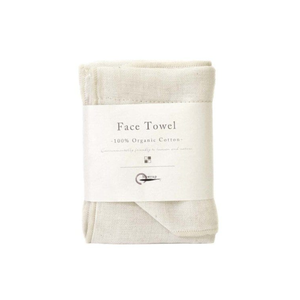 Nawrap Organic Cotton Face Towels Ivory