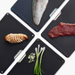 Joseph Joseph Folio Steel Chopping Board Set 4-Piece Large Stainless Steel