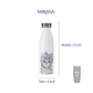 Mikasa x TipperleyHill Water Bottle 500ml Cat