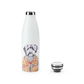 Mikasa x TipperleyHill Water Bottle 500ml Cockapoo Dog