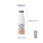 Mikasa x TipperleyHill Water Bottle 500ml Cockapoo Dog