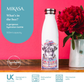 Mikasa x TipperleyHill Water Bottle 500ml Highland Cow
