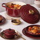 Le Creuset Signature Cast Iron Round Casserole 28cm Garnet