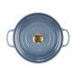 Le Creuset Signature Cast Iron Round Casserole 28cm Chambray