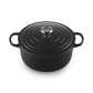 Le Creuset Signature Cast Iron Round Casserole 26cm Satin Black