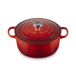 Le Creuset Signature Cast Iron Round Casserole 26cm Cerise