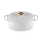 Le Creuset Signature Cast Iron Oval Casserole 29cm White