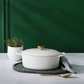 Le Creuset Signature Cast Iron Oval Casserole 29cm White