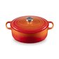 Le Creuset Signature Cast Iron Oval Casserole 29cm Volcanic Flame