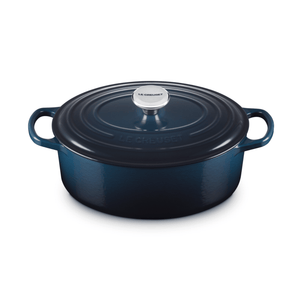 Le Creuset Signature Cast Iron Oval Casserole 29cm Nuit