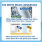 White Magic Eco Eraser Floor Eraser Sponge 2-Pack