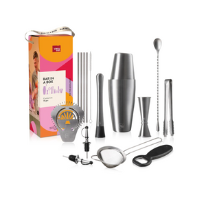 Vacu Vin Bar in a Box Mixologist Cocktail Set 14 Piece