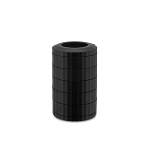 Alessi Plisse Capsule Holder Black