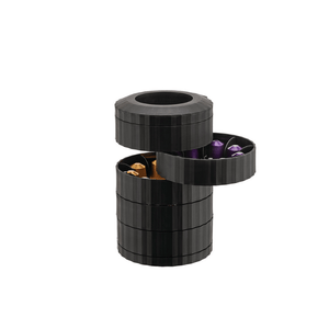 Alessi Plisse Capsule Holder Black