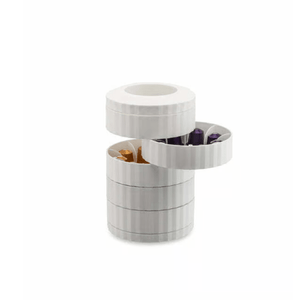 Alessi Plisse Capsule Holder White