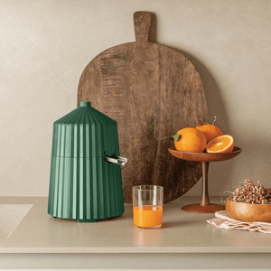 Alessi Plisse Citrus Juicer Green