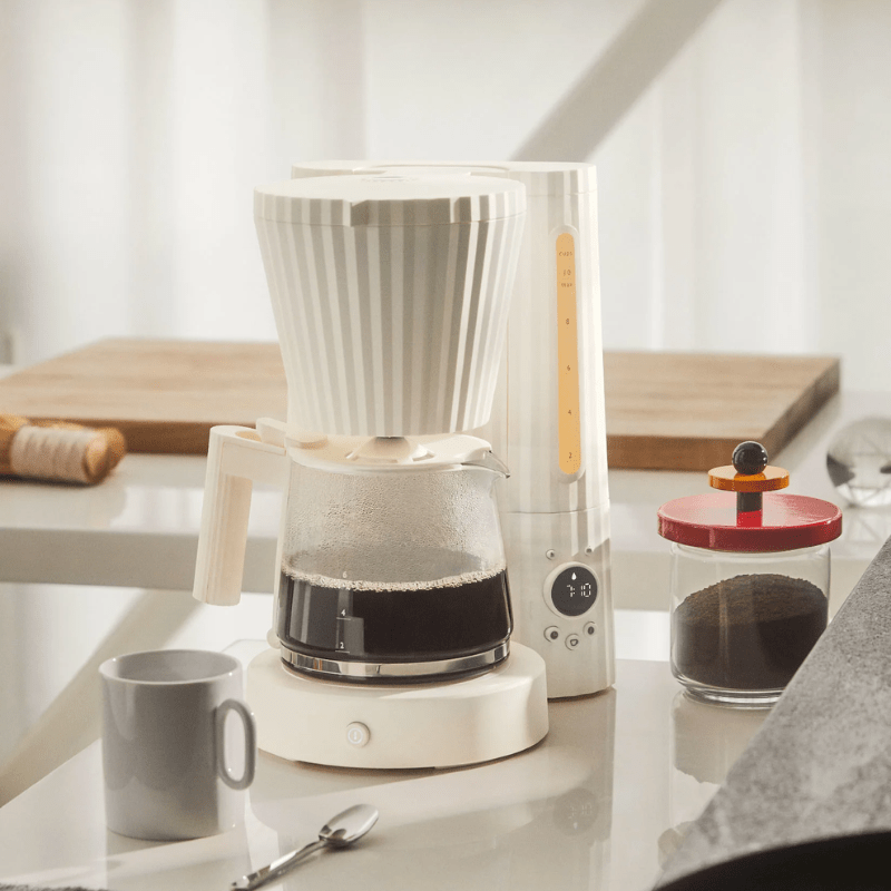 Alessi Plisse Drip Coffee Maker White