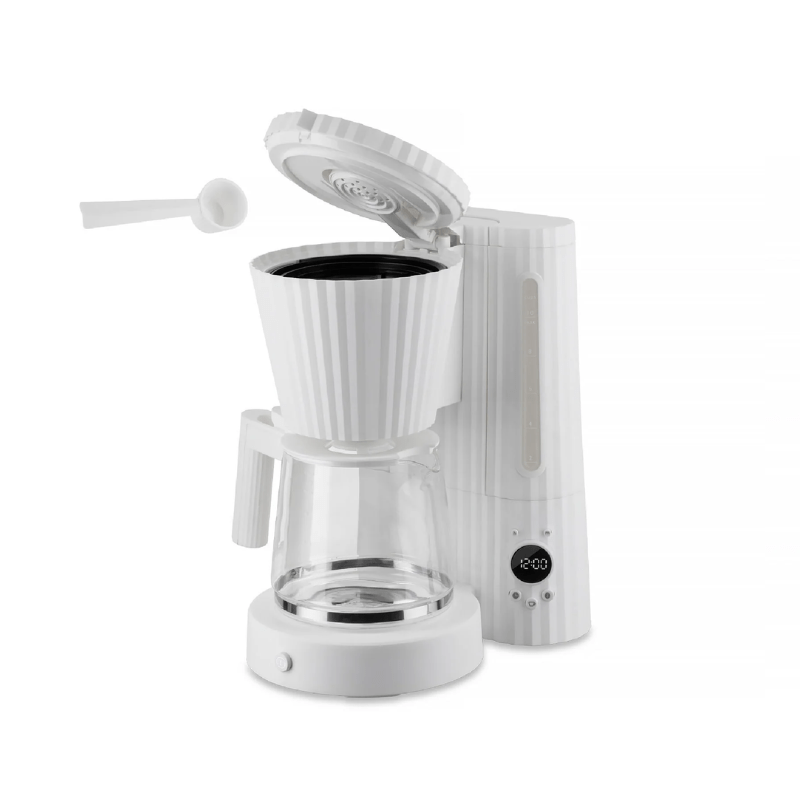 Alessi Plisse Drip Coffee Maker White