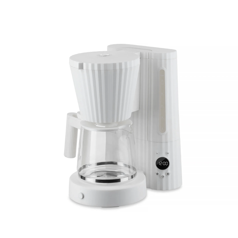 Alessi Plisse Drip Coffee Maker White