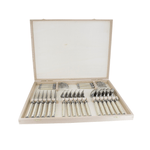 Andre Verdier Laguiole Classique Cutlery Set 24-Piece Ivory