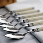 Andre Verdier Laguiole Classique Dinner Spoon Set of 6 Ivory