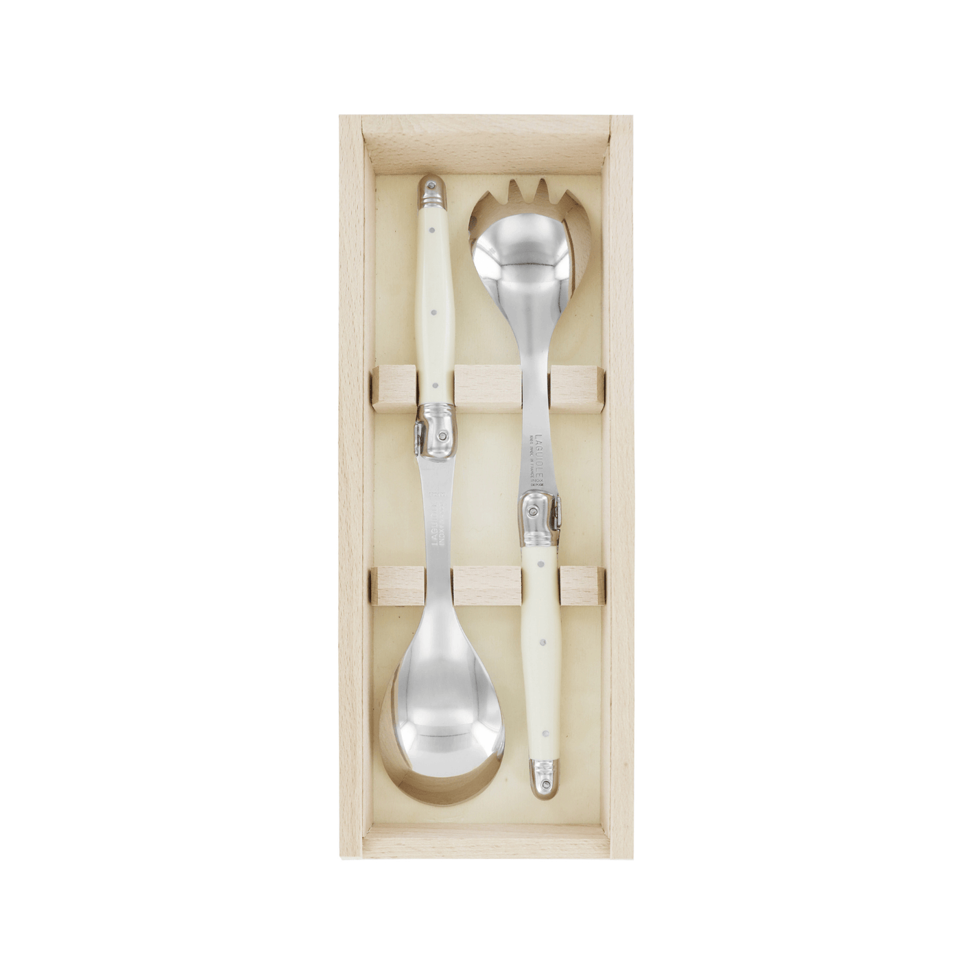 Andre Verdier Laguiole Classique Salad Server Set