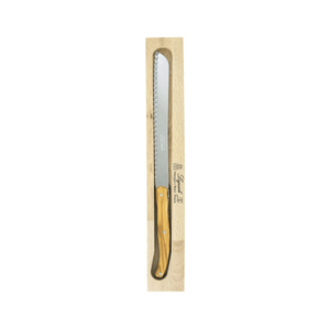 Andre Verdier Laguiole Debutant Bread Knife Olive Wood