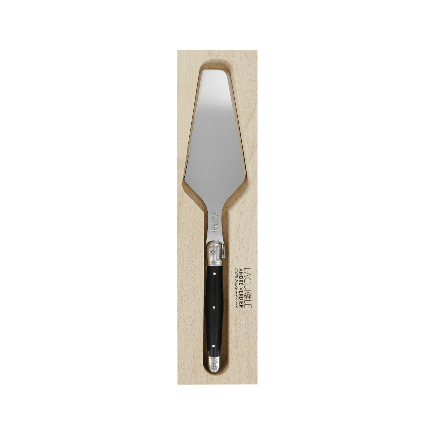Andre Verdier Laguiole Debutant Cake Server Black