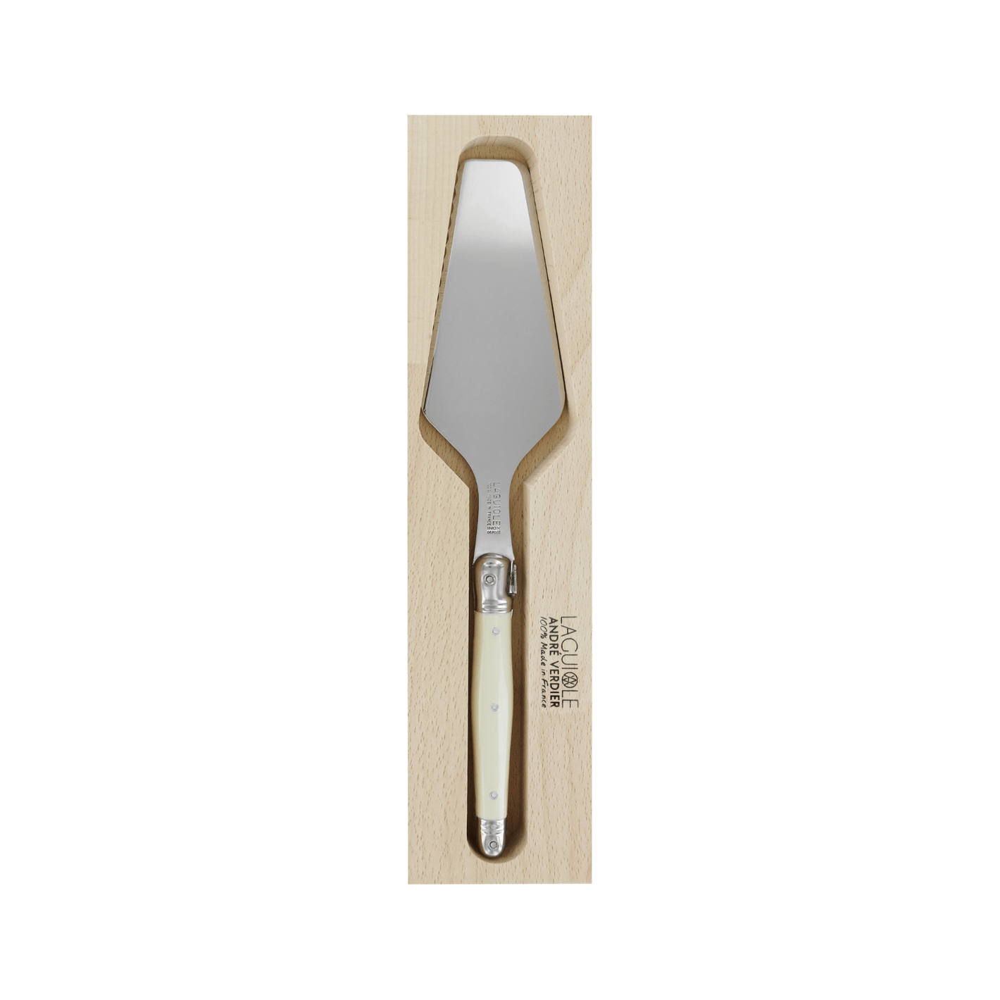 Andre Verdier Laguiole Debutant Cake Server Ivory