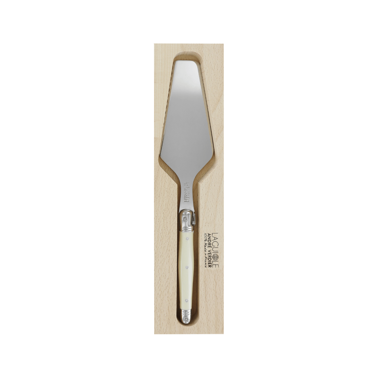 Andre Verdier Laguiole Debutant Cake Server Ivory