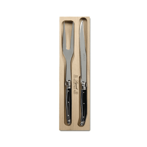 Andre Verdier Laguiole Debutant Carving Set Black