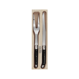Andre Verdier Laguiole Debutant Carving Set Black
