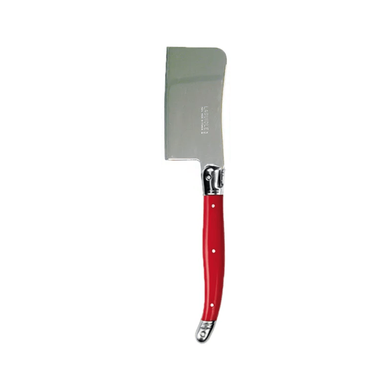 Andre Verdier Laguiole Debutant Cheese Cleaver Bright Red