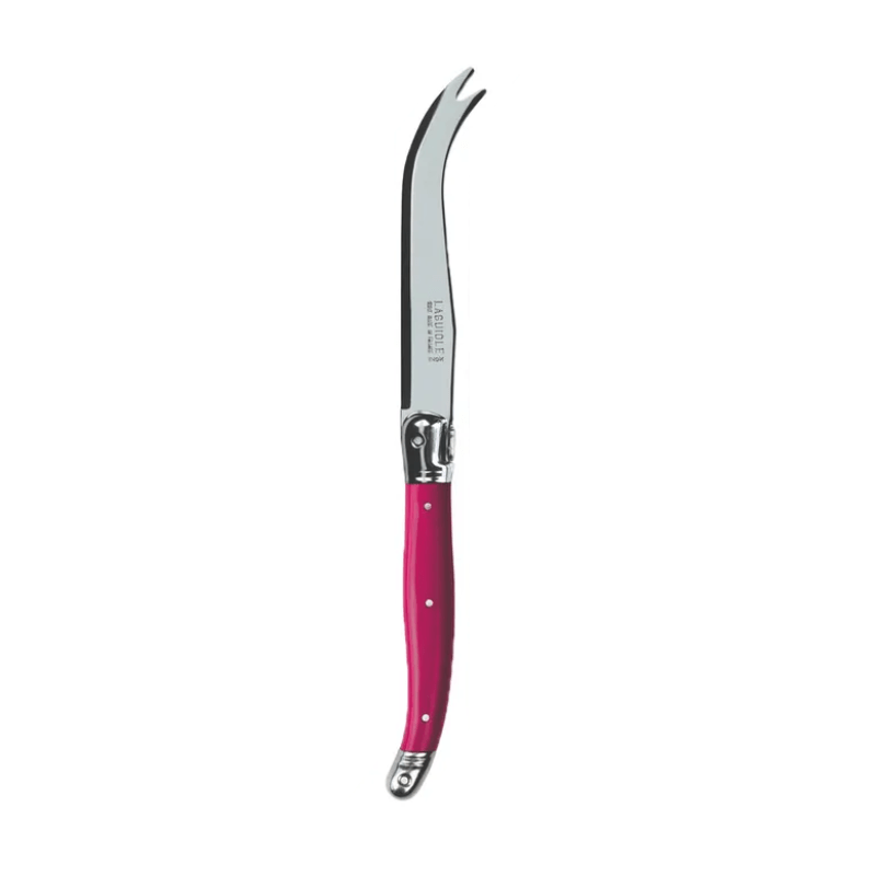 Andre Verdier Laguiole Debutant Cheese Knife Fuchsia