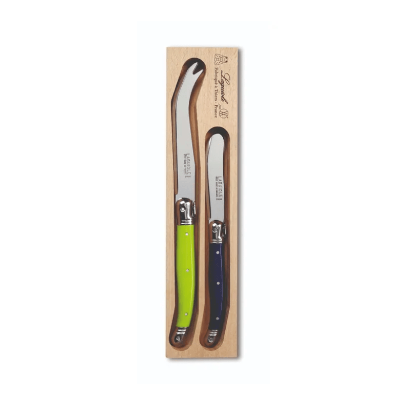 Andre Verdier Laguiole Debutant Cheese Knife & Spreader 2-Piece Multi