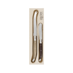 Andre Verdier Laguiole Debutant Cheese Knife & Spreader Set La Terre