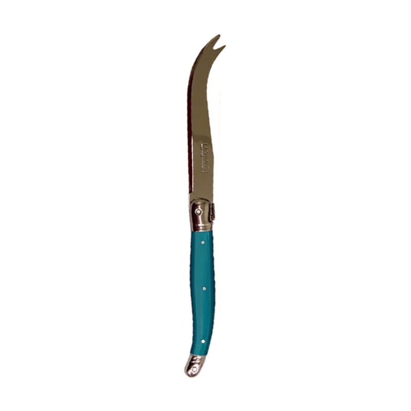 Andre Verdier Laguiole Debutant Cheese Knife Teal