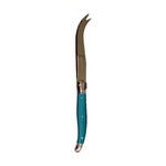 Andre Verdier Laguiole Debutant Cheese Knife Teal