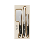 Andre Verdier Laguiole Debutant Cheese Spreader Small Set of 3 Black