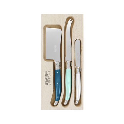 Andre Verdier Laguiole Debutant Cheese Spreader Small Set of 3 St Tropez