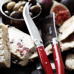 Andre Verdier Laguiole Debutant Country Cheese Knife Olive Wood