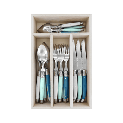 Andre Verdier Laguiole Debutant Cutlery Set 24-Piece St Tropez