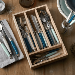 Andre Verdier Laguiole Debutant Cutlery Set 24-Piece TriColour